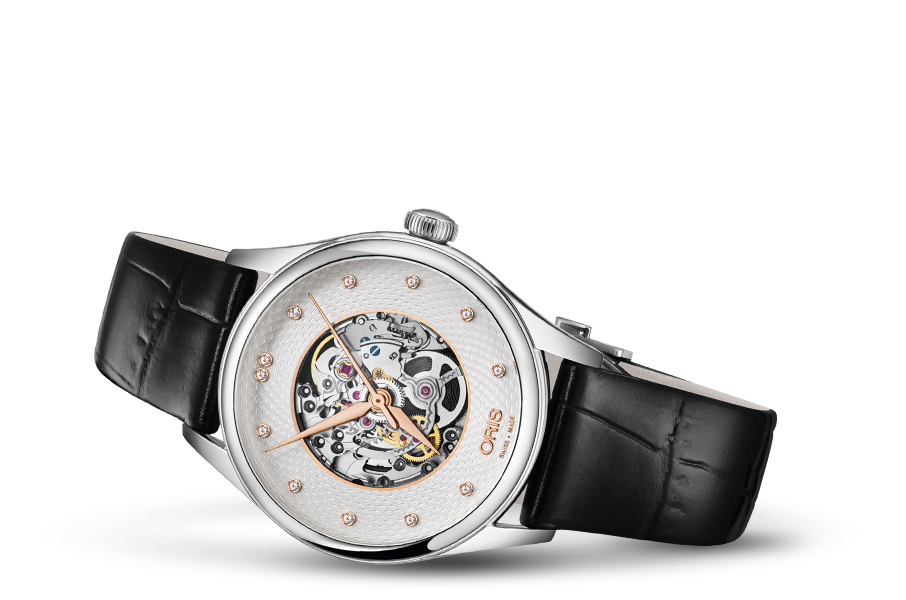 Artelier Skeleton Diamonds - 01 560 7724 4031-07 5 17 64FC | Oris