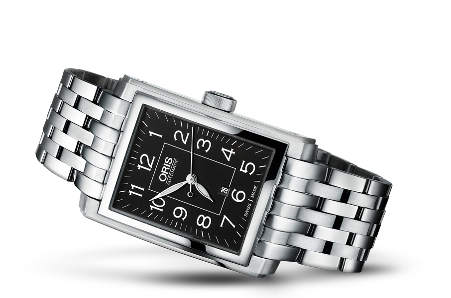 ORIS オリス レクタンギュラー デイト 7657 自動巻き 裏スケ ORIS 