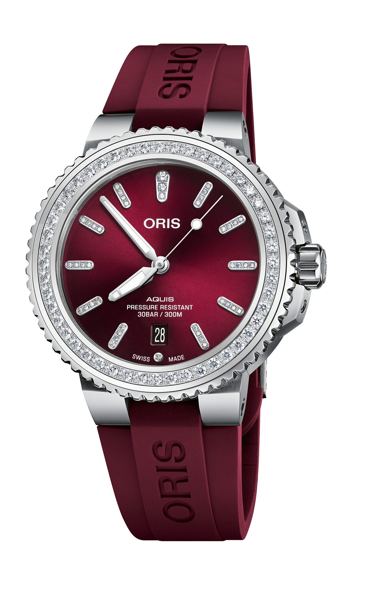 Aquis Date Diamonds - 01 733 7766 4998-07 4 22 68FC | Oris